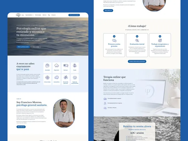 Web de Agnitia Psicología